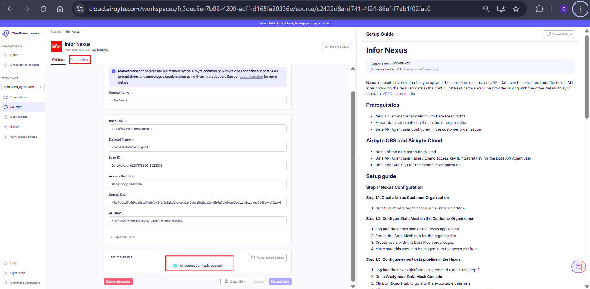 API | Infor Nexus Developer Network