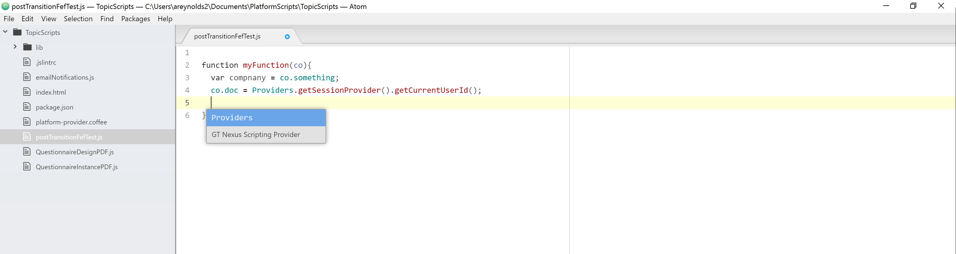 Appxpress Plugin for Atom IDE